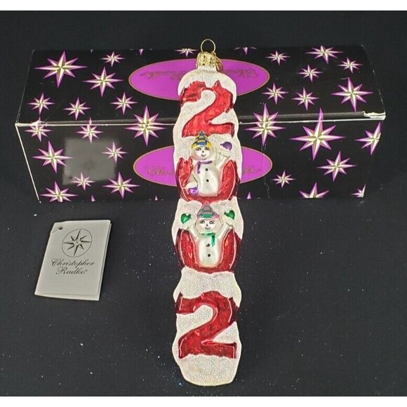Christopher Radko "Millennium Magic" New Years 2000 Ornament w/Tag & Box - Picture 1 of 9